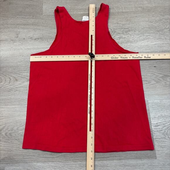 Rare Vintage 90s Nike Embroidered Swoosh Muscle Beach Tank Top Medium - Picture 4 of 11